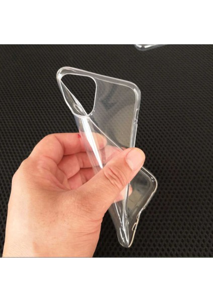 Apple iPhone 11 Uyumlu Kamera Korumalı Yumuşak Dokulu ve Şık Koruma Şeffaf Kılıf
