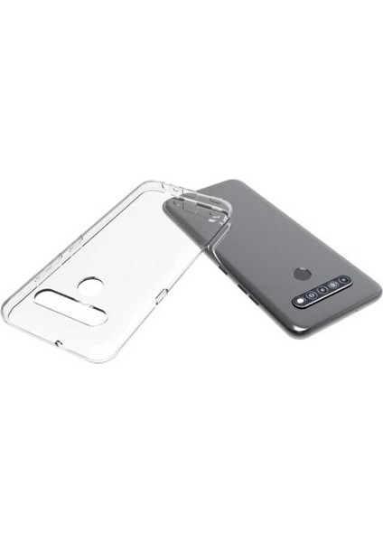 Lg K41S Uyumlu Kamera Korumalı Yumuşak Dokulu ve Şık Koruma Şeffaf Kılıf