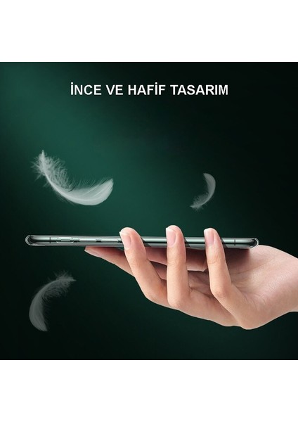 Apple iPhone 11 Uyumlu Kamera Korumalı Yumuşak Dokulu ve Şık Koruma Şeffaf Kılıf