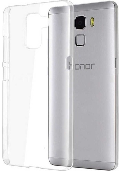 Huawei Honor 7 Uyumlu Kamera Korumalı Yumuşak Dokulu ve Şık Koruma Şeffaf Kılıf