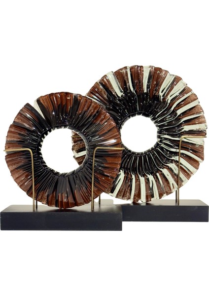 Cam Füzyon Disk Seti Kahverengi