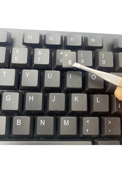 Türkçe Q Klavye Etiketi Laptop Pc Sticker Pvckeyboard Sticker Silinmez Kolay Yapışır Aşınmaya Dayanıklı Klavye Çıkartma Stikeri 3 Adet modelleri