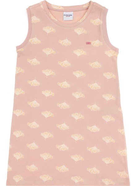 Kız Çocuk Pudra Elbise (Örme) 50306255-VR042