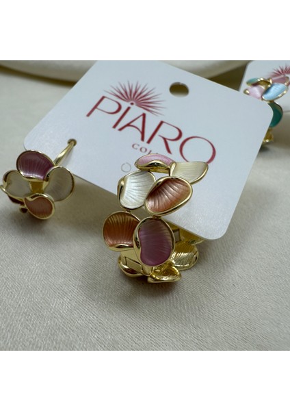 Renkli Çelik Halka Küpe