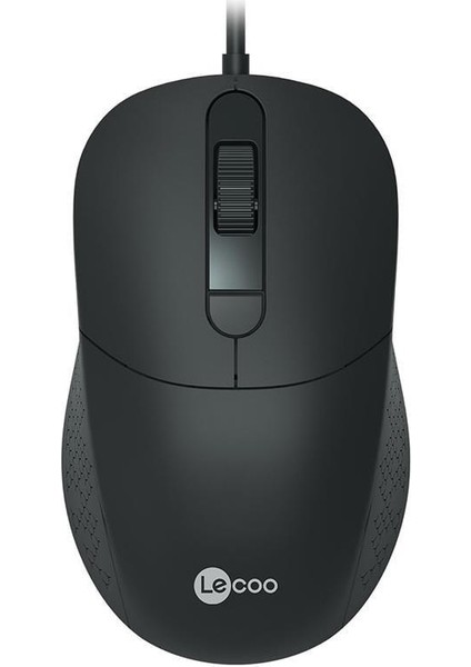 Lecoo MS102 800/1200/1600 DPI 4 Tuşlu USB Kablolu Optik Mouse