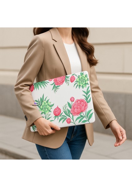 MacBook Air 13.3 Inç A1466 A1369 Uyumlu Çiçek Desenli Koruma Kılıfı Isı Önleyici Havalandırma Izgaralı fiyatları