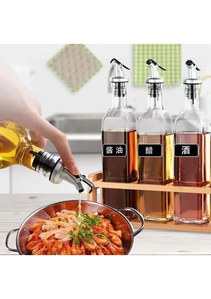 Şişe Başlığı Servis Yağdanlık Aparatı | Yağdanlık Şişe Ucu Servis Aparatı Sosluk Aparatı 3 Adet