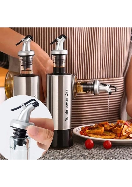 Şişe Başlığı Servis Yağdanlık Aparatı | Yağdanlık Şişe Ucu Servis Aparatı Sosluk Aparatı 3 Adet fiyatları