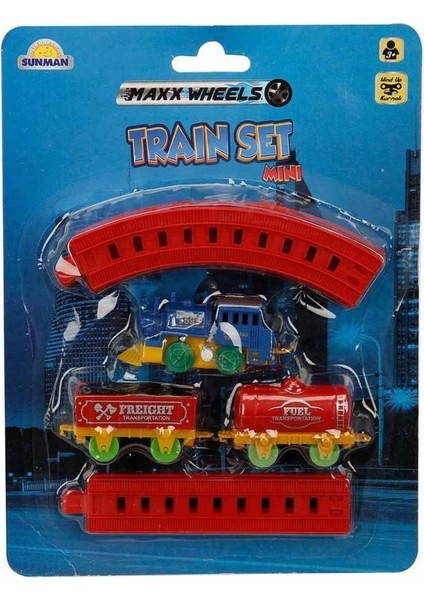 Nessiworld 2559 Maxx Wheels Mini Tren Seti 11 Parça -Sunman