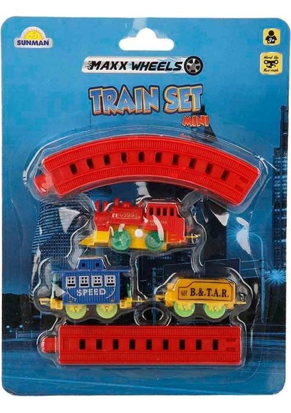Nessiworld 2559 Maxx Wheels Mini Tren Seti 11 Parça -Sunman