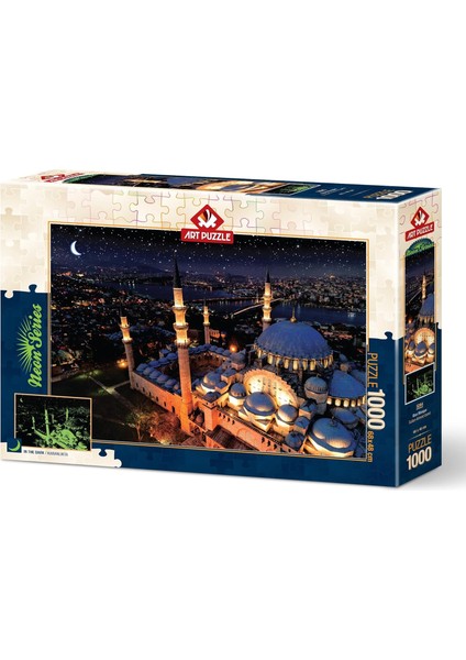 Puzzle Sultan Ahmed Camii 1000 Parça Neon Puzzle