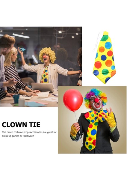 Palyaço Kravatı Lastikli Geniş Kesim 17X37 cm (5047) indirimleri