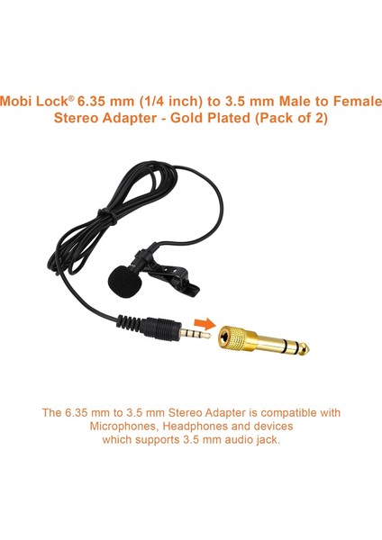 Gold 3.5mm To 6.3mm Çevirici 6.3 mm Erkek 3.5 mm Dişi Adaptör Stereo Kulaklık Mikrofon Amplifiers Guitar Piano Drums Speakers Dönüştürücü indirimleri