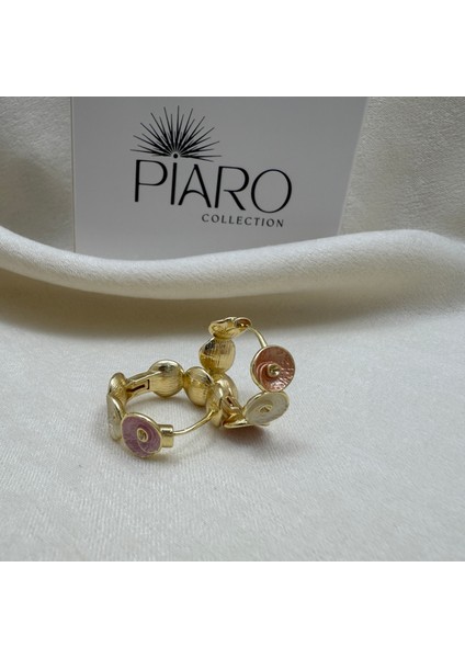 Renkli Yuvarlak Desen Çelik Küpe fiyatları