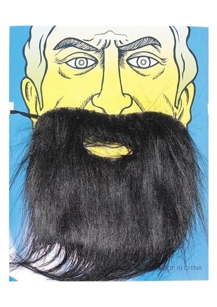 Siyah Renk Takma Sakal Bıyık Takımı (5047)