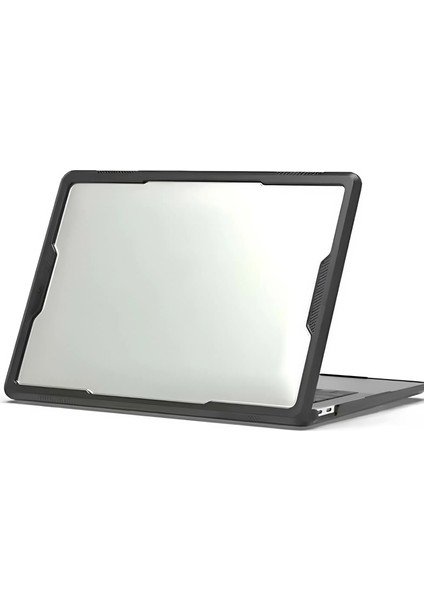 MacBook Air 13.6 Inç A2681, M2 A3113 M3 Uyumlu Hybrid Kılıf Isı Önleyici Izgaralı Kapak