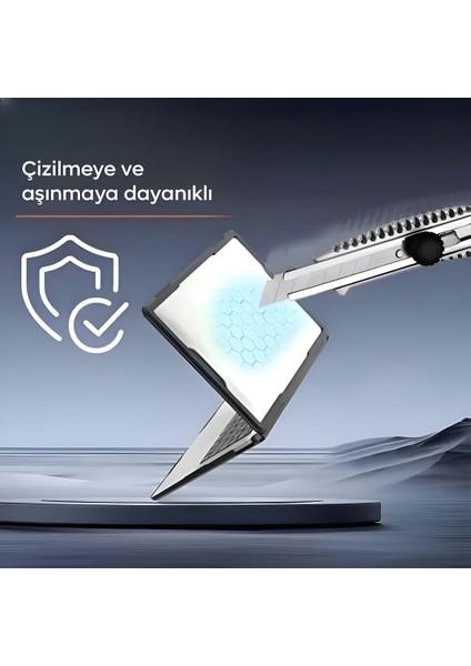 MacBook Air 13.6 Inç A2681, M2 A3113 M3 Uyumlu Hybrid Kılıf Isı Önleyici Izgaralı Kapak indirimleri