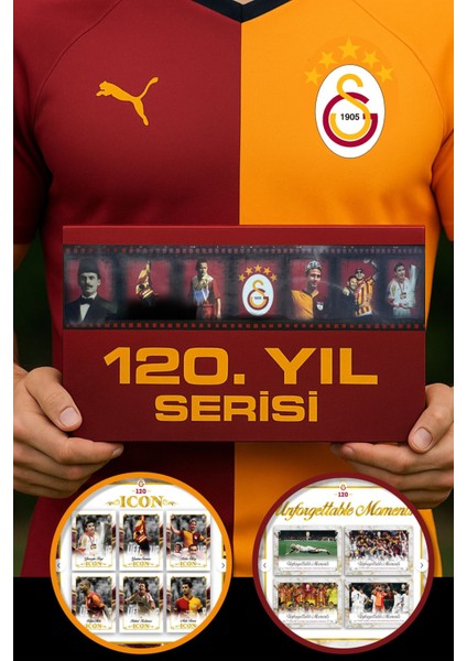120. Yıla Özel Geçmişten Bugüne Galatasaray Özel Koleksiyonluk Futbolcu Kartı Serisi - 112 Kart