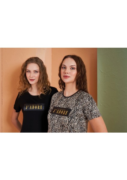 27036 Kadın Kısa Kol Pijama Takımı