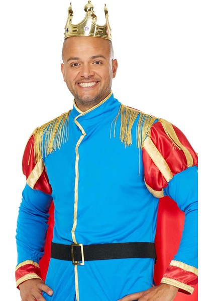 Plastik Kral Tacı Altın Renk Yetişkin Boy 55 cm (5047) fırsatları