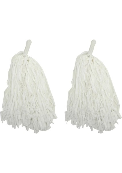 1 Çift ( 2 Adet ) Beyaz Renk 23 Nisan Gösteri Ponponu (5047) fiyatları