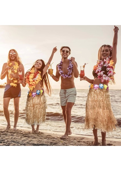 Hawaii Tarzı Hula Eteği – 60 cm Hasır Naturel Etek (5047) fırsatları