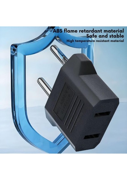 2 Pin Plug Socket Adaptor (Flat Plug) China Thailand Europe Taiwan Japan Italy Korea And Indonesia To India Türkiye Amerikan 110 220V Priz Ucu Jak Çevirici Dönüştürücü indirimleri