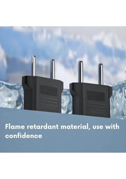 2 Pin Plug Socket Adaptor (Flat Plug) China Thailand Europe Taiwan Japan Italy Korea And Indonesia To India Türkiye Amerikan 110 220V Priz Ucu Jak Çevirici Dönüştürücü