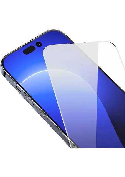 Baseus 0.3mm Crystal Shatter iPhone 14 Plus 13 Pro Max Tempered Ekran Koruyucu 2 Ade - MCT1964-3037