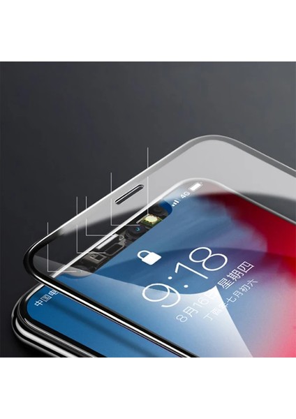 Iphone 11 Pro Max 5d Kavisli Full Tempered Cam Ekran KORUYUCU-(5775) - MCT2763-5405