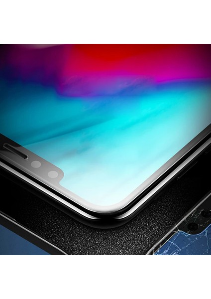 Iphone 11 Pro Max 5d Kavisli Full Tempered Cam Ekran KORUYUCU-(5775) - MCT2763-5405