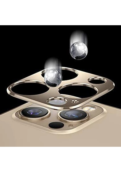 Iphone 12 Pro 3D Metal Kamera Koruyucu Metal LENS-(5775) - MCT9985-1068 indirimleri