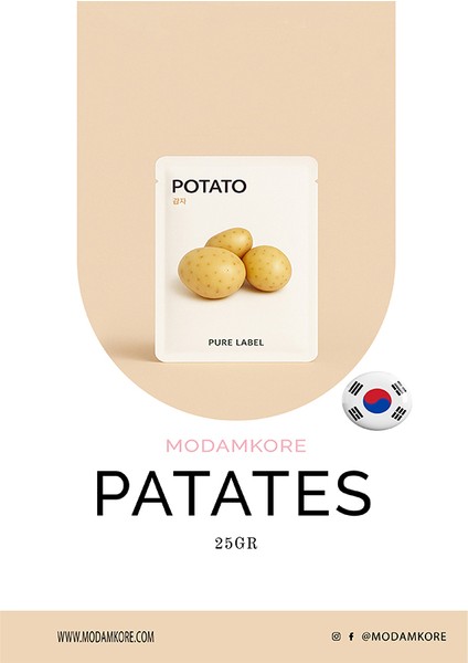 Patates Özlü Yüz Maskesi - Nemlendirici
