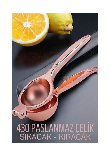 Turk Rose Limon Sıkacağı Paslanmaz Çelik - MCT2953-9053
