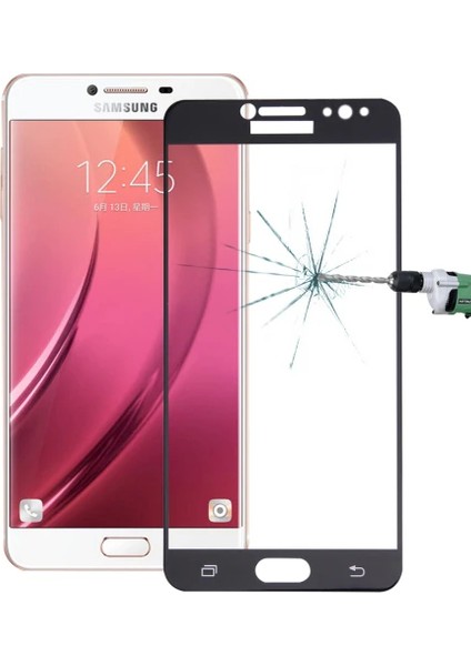 Sm Galaxy C8 J7+ Plus 3D Full Kaplama Kırılmaz Cam Ekran KORUYUCU-(5775) - MCT6558-4700