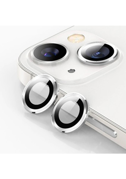 Ally iPhone 14-14 Plus 3D Metal Çerçeveli Kamera Lens KORUYUCU-(5775) - MCT3322-2454