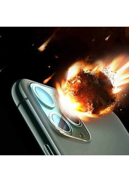 iPhone 12 6.1 Full Tempered Kamera Koruyucu Kırılmaz CAM-(5775) - MCT9579-6037