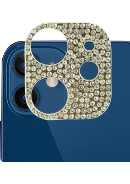 Ally Iphone 12 Kamera Koruyucu Lens Diamond Taş İŞLEMELI-(5775) - MCT7560-5514