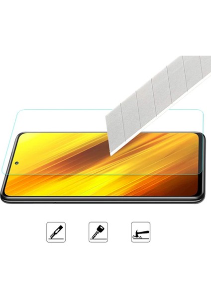Xiaomi Poco X3 Tempered Kırılmaz Cam Ekran KORUYUCU-(5775) - MCT5643-2069