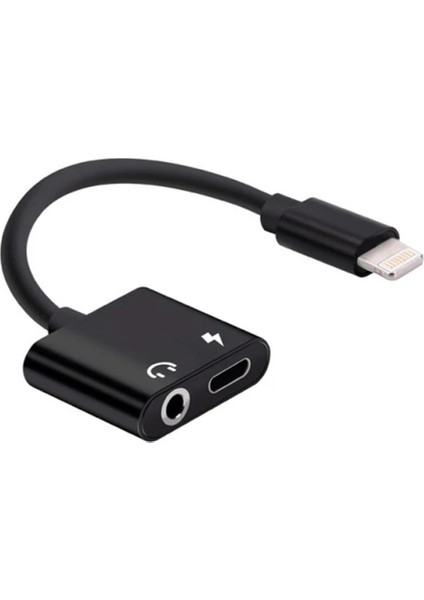 Iphone-3.5mm Kulaklık ve Şarj Dönüştürücü Başlık Adaptör KABLO-(5775) - MCT4521-4551