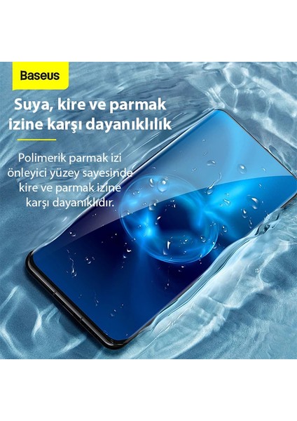 Baseus Huawei P50 0.15MM Full Darbe Emici Ekran Koruyucu 2 Adet SET-(5775) - MCT7348-8153