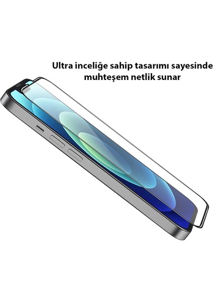 Gor iPhone 13 Pro Max 9d Hardening Tempered Full Cam Ekran KORUYUCU-(5775) - MCT1636-8434