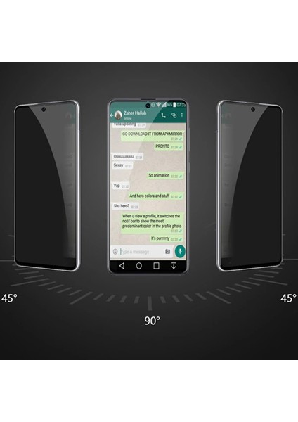 Ally Sm Galaxy A71 3D Full Privacy Gizlilik Tempered Cam Ekran KORUYUCU-(5775) - MCT9841-3043
