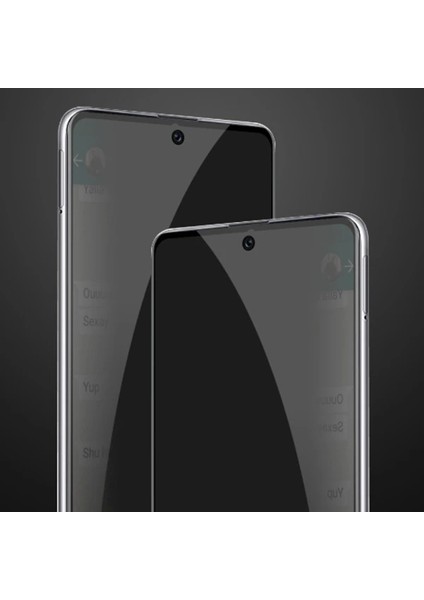 Ally Sm Galaxy A71 3D Full Privacy Gizlilik Tempered Cam Ekran KORUYUCU-(5775) - MCT9841-3043