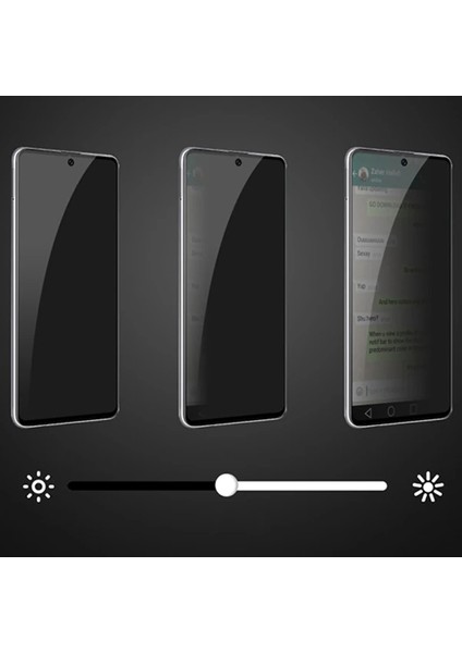 Ally Sm Galaxy A71 3D Full Privacy Gizlilik Tempered Cam Ekran KORUYUCU-(5775) - MCT9841-3043