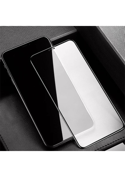 Iphone 11 Pro Max 2in1 Full Glue Tempered Cam Ekran Koruyucu +Kamera Lens SET-(577 - MCT6243-1873