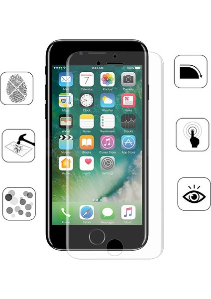 Gor Iphone 8 Plus-7 Plus Hd Ekran Koruyucu Jelatin 5 Adet SET-(5775) - MCT2931-4523