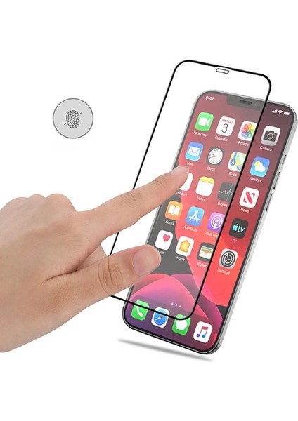 Iphone 12 Mini 5.4 Full Glue Tempered Cam Ekran Koruyucu Full KAPLAMA-(5775) - MCT1831-7414