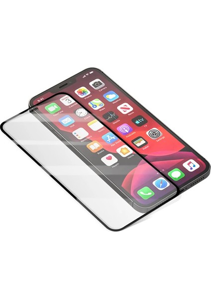 Iphone 12 Mini 5.4 Full Glue Tempered Cam Ekran Koruyucu Full KAPLAMA-(5775) - MCT1831-7414