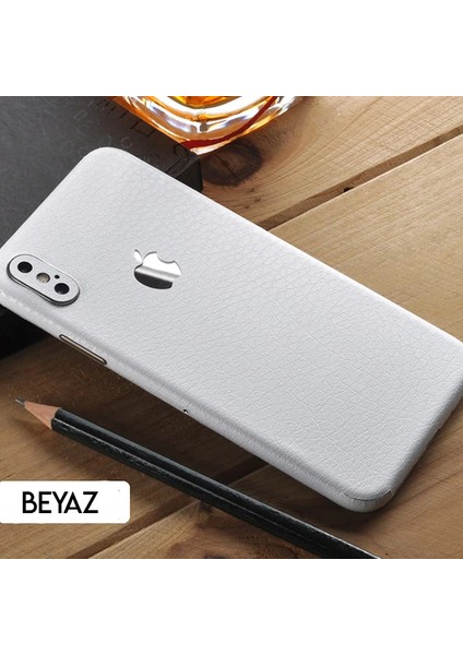 Iphone Xr 6.1 Deri Dokulu Arka Yan Kaplama STICKER-(5775) - MCT3250-9246